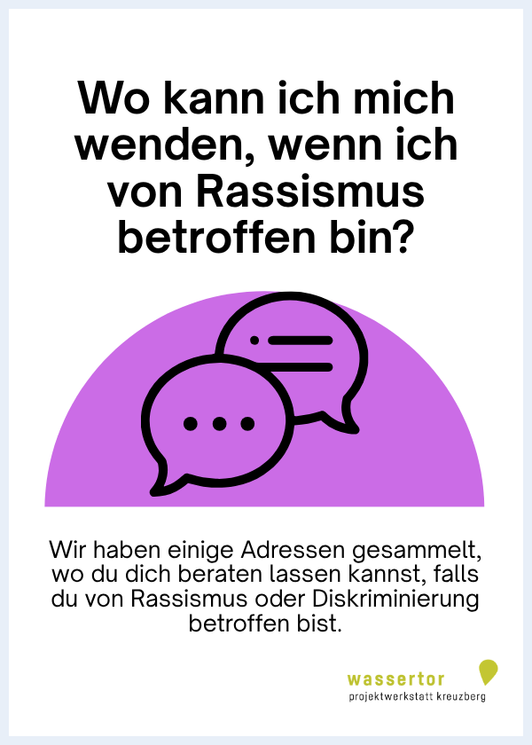 Rassismus Beratungsstellen